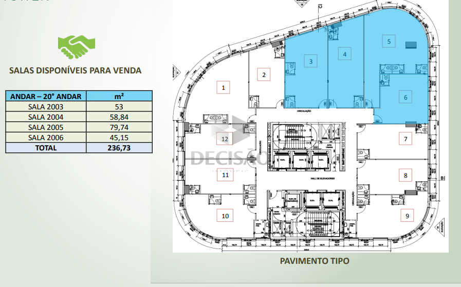 Sala à venda no Cidade Nova: 